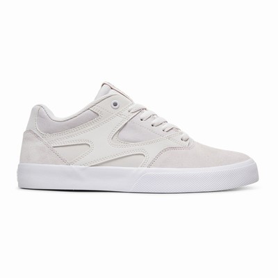 DC Kalis Vulc Men's White Skate Shoes Australia Sale DEO-435